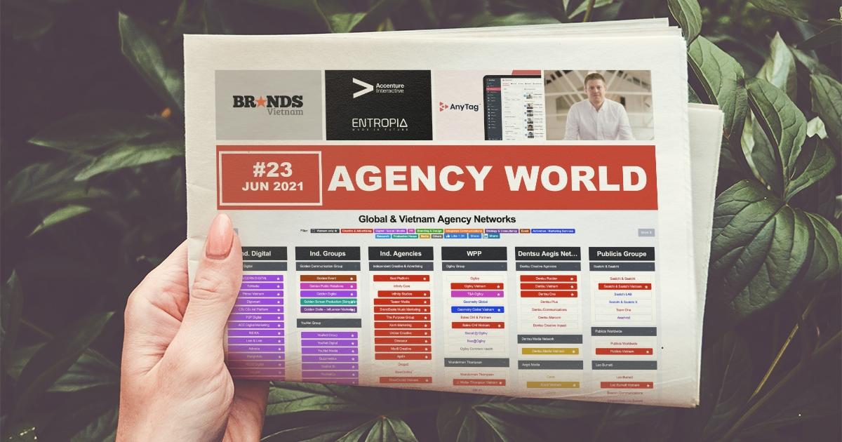 Agency World W23/2021 – Accenture thâu tóm một agency chuyên về trải nghiệm, Bayer mở thầu media toàn cầu